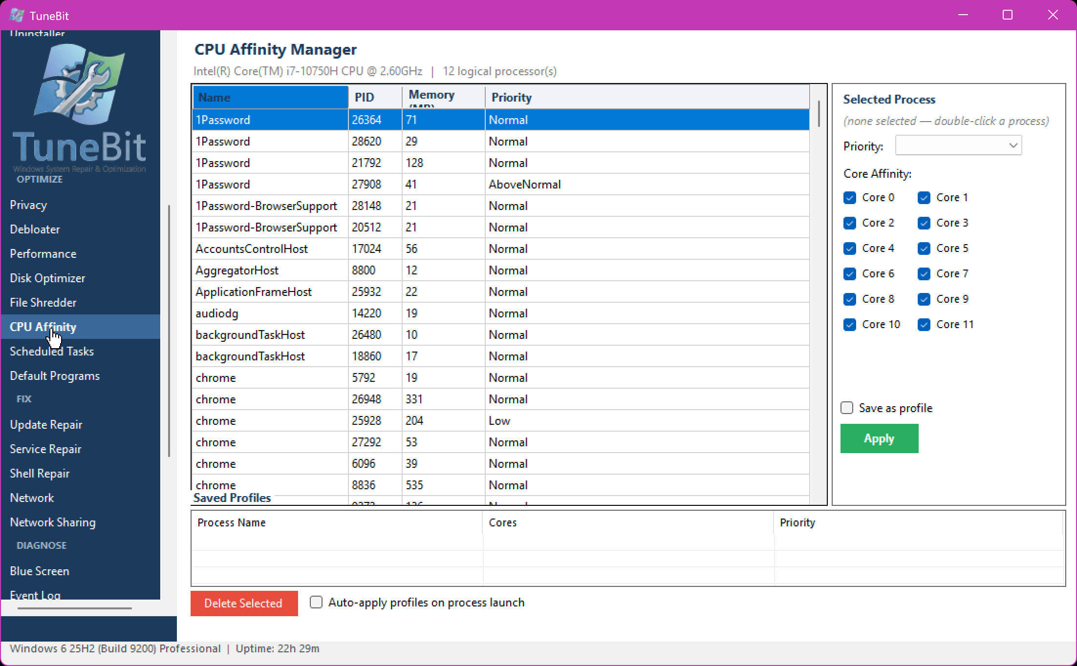 Cpu Affinity