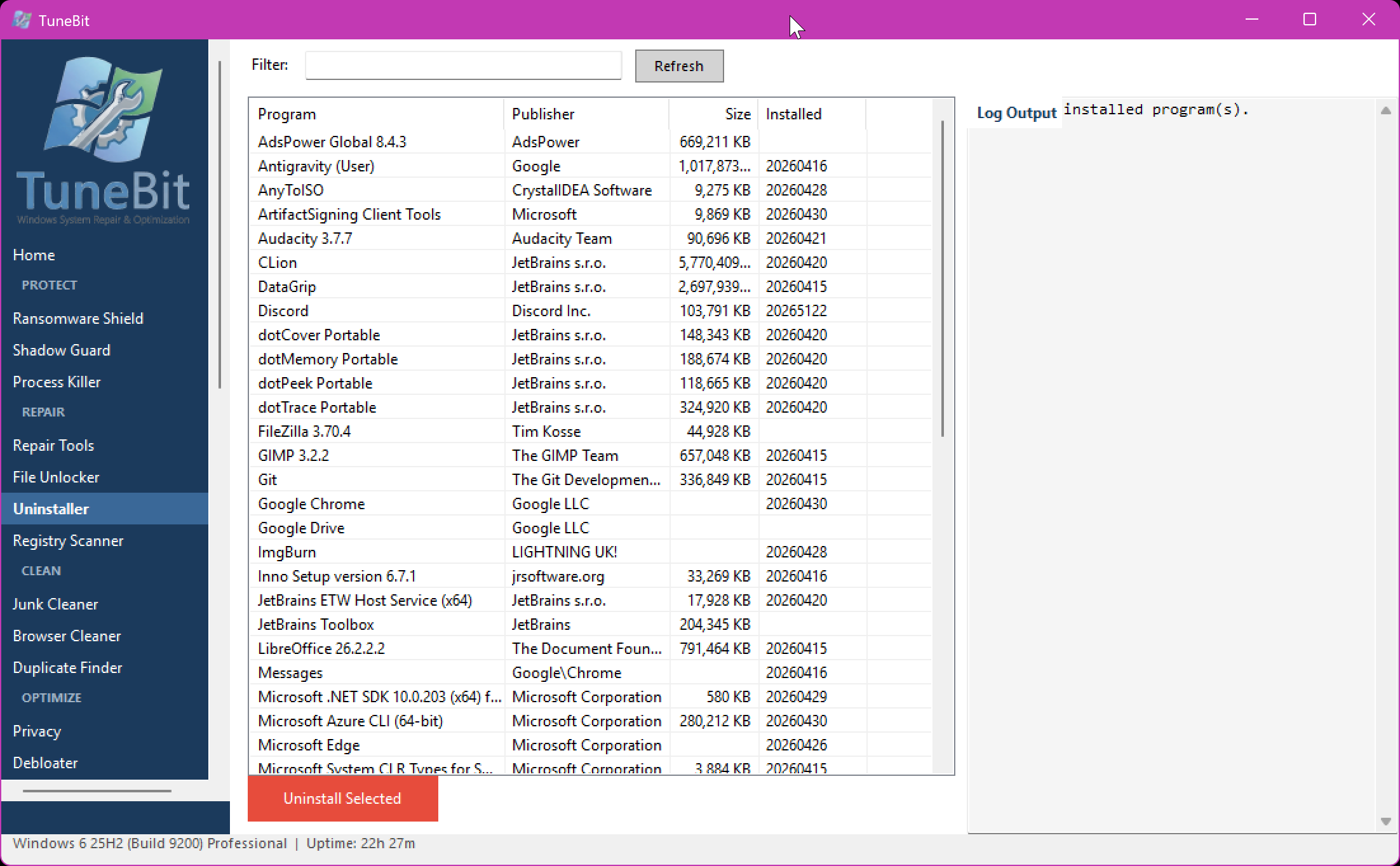 Uninstaller